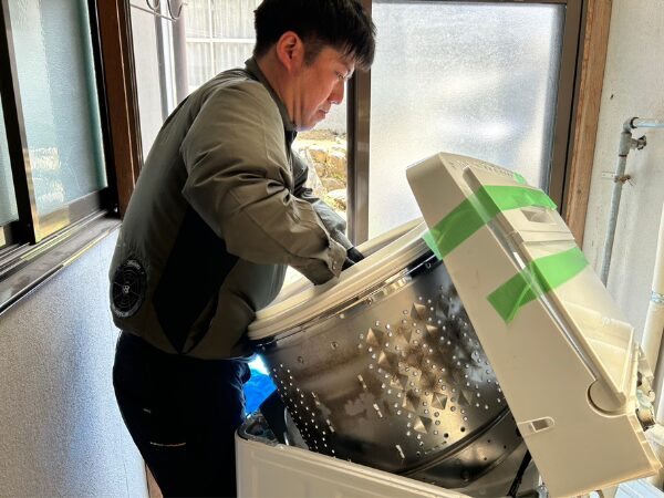 洗濯機分解洗浄